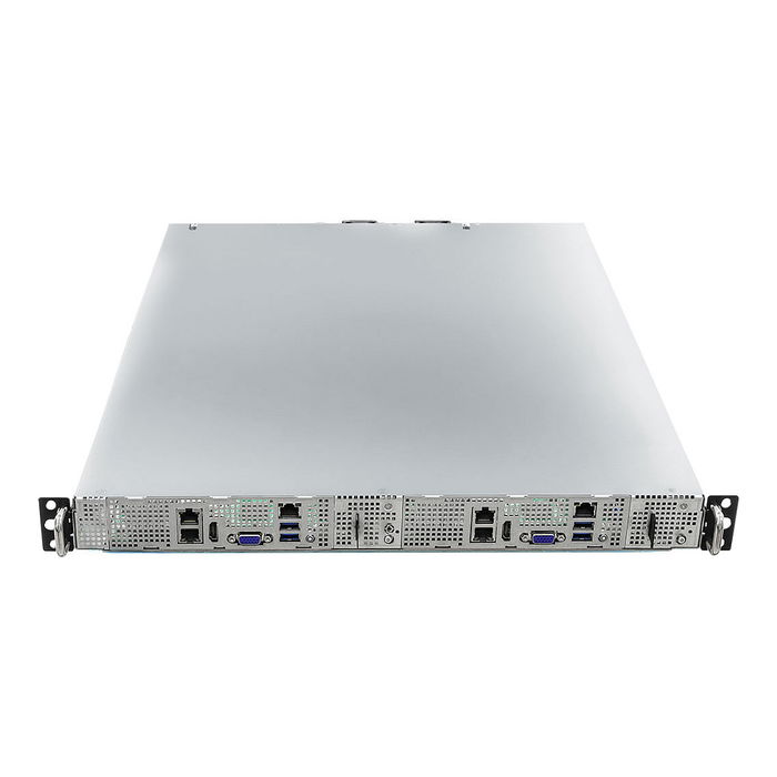 ASRock Servidor Barebone 1U Single Socket AM5 1U2N2G-AM5/2T - Chasis Rack 1U, Fuente 1600W, DDR5 hasta 48GB, 2x 10GbE