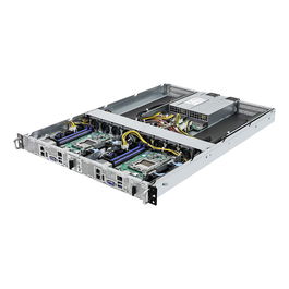 ASRock Servidor Barebone 1U Single Socket AM5 1U2N2G-AM5/2T - Chasis Rack 1U, Fuente 1600W, DDR5 hasta 48GB, 2x 10GbE