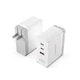 Vention FEGW0-EU Cargador de Pared 100W con 2 Puertos USB Tipo-C y 1 Puerto USB, Quick Charge 3.0 y USB Power Delivery 3.0, Blanco
