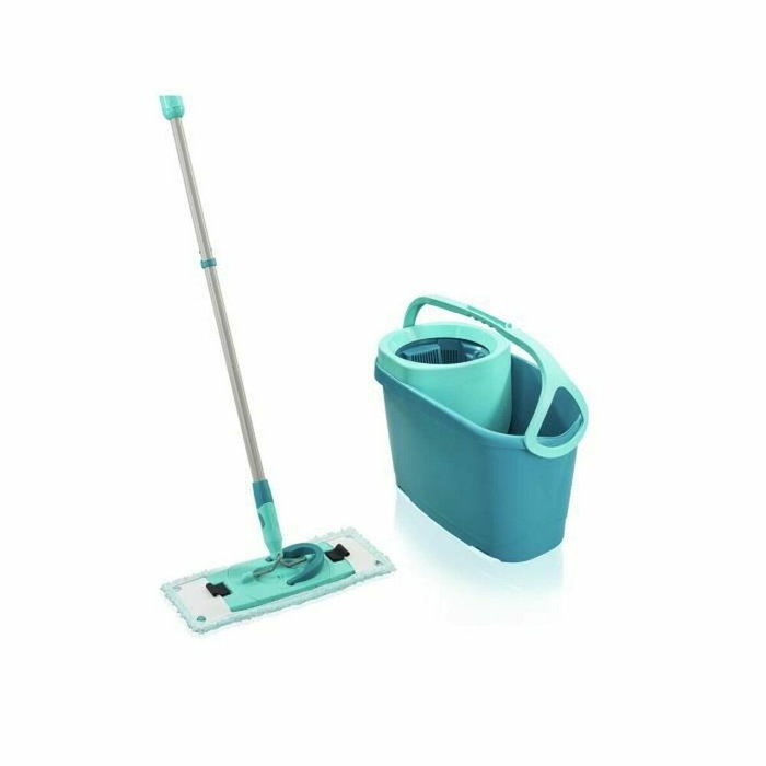 Leifheit Clean Twist M Ergo Set de limpieza para suelos con fregona de 33 cm y cubo de 6 litros Leifheit Clean Twist M Ergo Set de limpieza para suelos con fregona de 33 cm y cubo de 6 litros