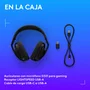 Logitech G G321 LIGHTSPEED Auriculares Inalámbricos Negro
