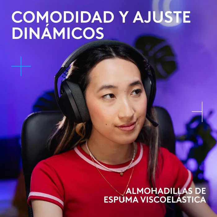 Logitech G G321 LIGHTSPEED Auriculares Inalámbricos Negro