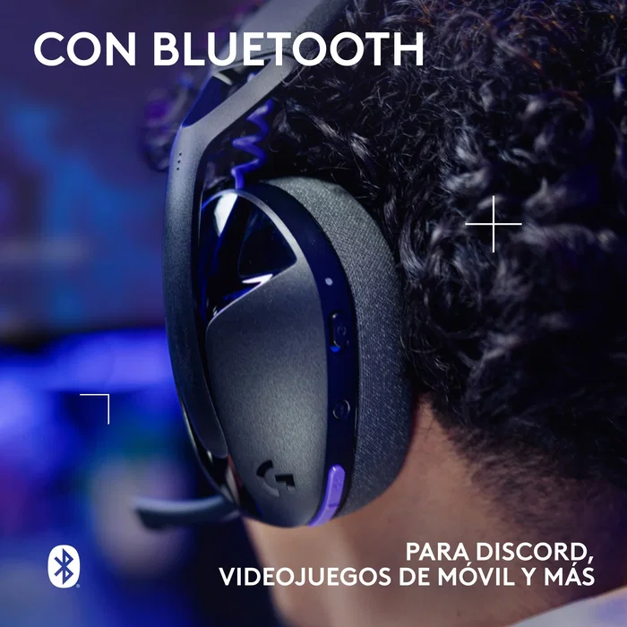 Logitech G G321 LIGHTSPEED Auriculares Inalámbricos Negro