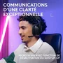 Logitech Auriculares Gaming G321 Inalámbricos con Micrófono LIGHTSPEED y Bluetooth, Negro