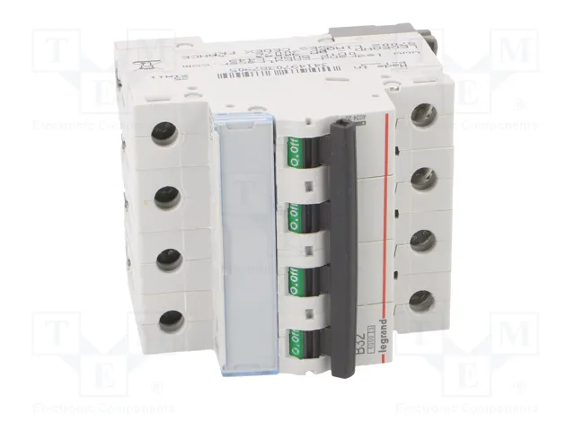 LEGRAND Interruptor magnetotérmico S300 TX 4 polos 32A B