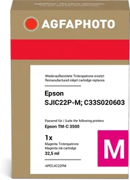 Agfa Photo Cartucho de tinta magenta APESJIC22PM