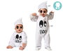 Disfraz Fantasma Bebé Niño Unisex Halloween 24 Meses Blanco