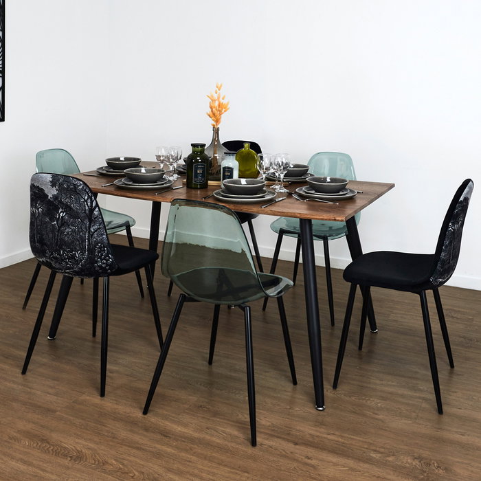 Home Deco Factory Mesa Extensible Modelo Forest 150/210x90x75 cm