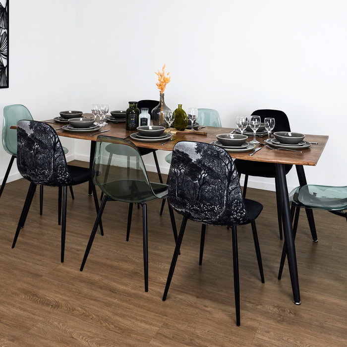 Home Deco Factory Mesa Extensible Modelo Forest 150/210x90x75 cm