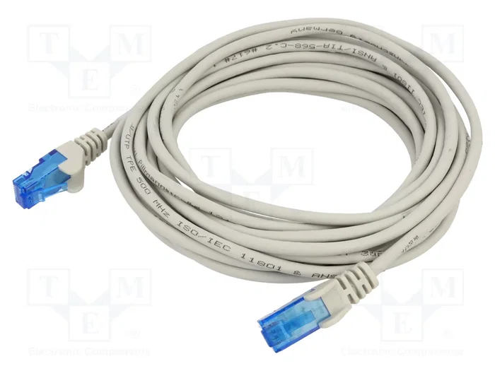 GOOBAY Patch cord Cat 6a U/UTP de 5m con conectores RJ45