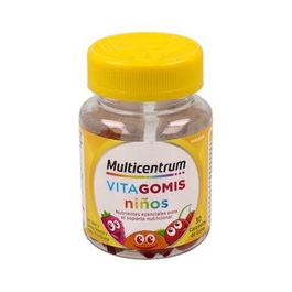 Multicentrum Vitagomis Niños 30 Caramelos Goma Multivitaminas