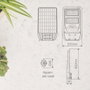 Farola solar LED Buat con sensor de movimiento y crepuscular 7W 4000K IP65