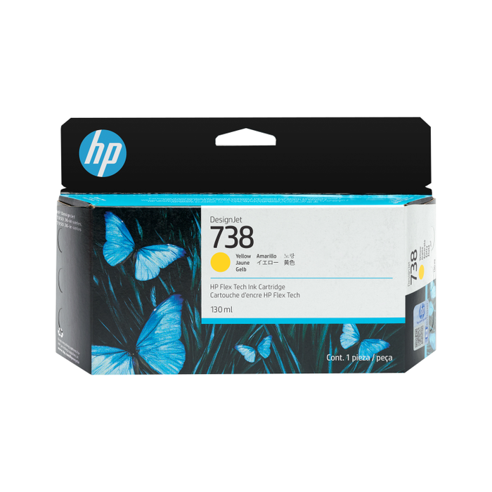 HP 738 Cartucho de Tinta Amarillo 130ml