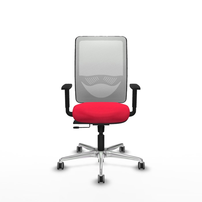 PIQUERAS Y CRESPO Silla de oficina Zulema con mecanismo Sincro/Traslack, Rojo y Blanco PIQUERAS Y CRESPO Silla de oficina Zulema con mecanismo Sincro/Traslack, Rojo y Blanco