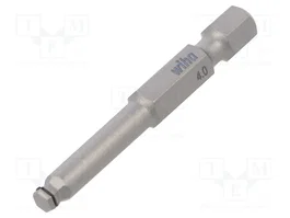 WIHA Punta de destornillador hexagonal esférica HEX 4mm PROFESSIONAL
