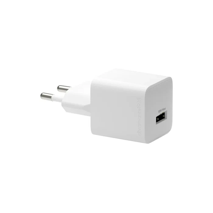 dbramante1928 CH18EUWH7092 Cargador USB Universal 18W, Blanco, Corriente Alterna 110-240V, 1 Puerto, Certificado CE/FCC/RoHS