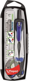 Maped Technic Compact Compases de 4 piezas (Pack de 10)