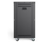 Digitus Bastidor para Equipos Rack de 19 Pulgadas Universal con Ruedas, 16HE, 16U, 136 kg Carga Máx, Negro
