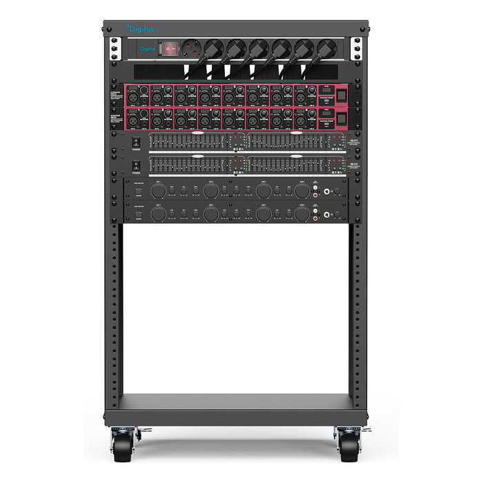 Digitus DN-48001 Rack de 19 pulgadas, 16U, Negro