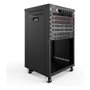 Digitus Bastidor para Equipos Rack de 19 Pulgadas Universal con Ruedas, 16HE, 16U, 136 kg Carga Máx, Negro