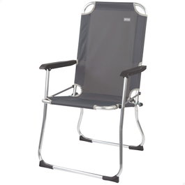 Aktive Camping Silla plegable de aluminio gris antracita