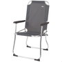 Aktive Camping Silla plegable de aluminio gris antracita