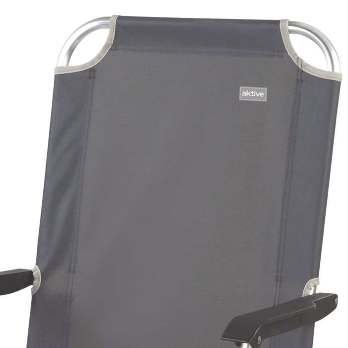 Aktive Camping Silla plegable de aluminio gris antracita Aktive Camping Silla plegable de aluminio gris antracita