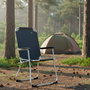 Aktive Camping Silla plegable de aluminio gris antracita
