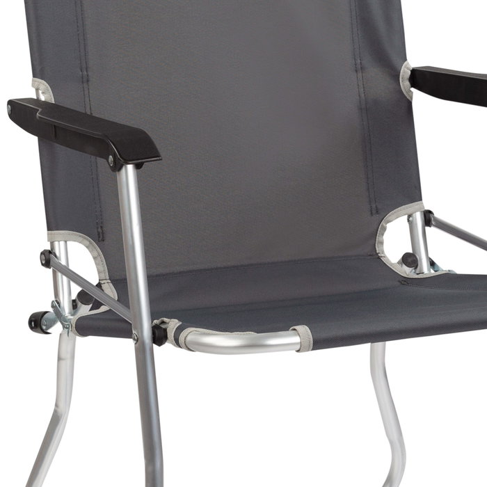 Aktive Camping Silla plegable de aluminio gris antracita Aktive Camping Silla plegable de aluminio gris antracita