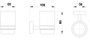 Pluvia Pro Portavasos Cristal-Inox REF 30586