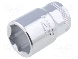 BAHCO Vaso de 6 ángulos 12mm HEX 1/4 pulgada