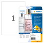 HERMA 8020 Etiquetas autoadhesivas transparentes A4 brillante