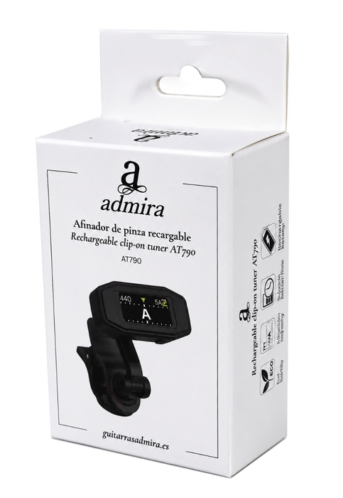 Afinador Admira de Pinza Recargable At790 Afinador Admira de Pinza Recargable At790