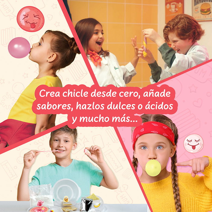 Science4You Fábrica De Chicles 80004957 - Kit Científico para Crear Chicles con Sabores, Juego Educativo para Niños +6 Años, Idioma Portugués y Español Science4You Fábrica De Chicles 80004957 - Kit Científico para Crear Chicles con Sabores, Juego Educativo para Niños +6 Años, Idioma Portugués y Español