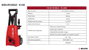 BELLOTA HL1400E Hidrolimpiadora de 1,4 kW y 120 bar
