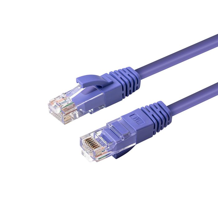 MicroConnect Cable de Parcheo CAT6A UTP 0,25m Púrpura LSZH MicroConnect Cable de Parcheo CAT6A UTP 0,25m Púrpura LSZH