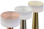 DKD Home Decor Lámpara de sobremesa LED de metal con control táctil (Pack de 3)