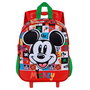 Karactermania Mochila 3D Mickey Mouse Mood con Ruedas Pequeña Infantil 26 x 13 x 34 cm