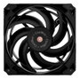 Coolbox V12 Black Ventilador de caja 120 mm PWM Negro