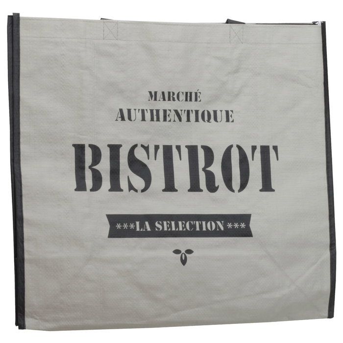 Totally Addict Bolsa Compra Surti 45x40x20 cm Modelos Surtidos Cuadros Rojo-Blanco Pizarra Negra Menú Neutro Bistrot