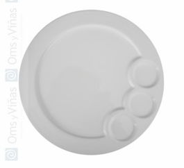 Cuatro Plato Pintor, Plato Llano de Vajilla, 29 cm