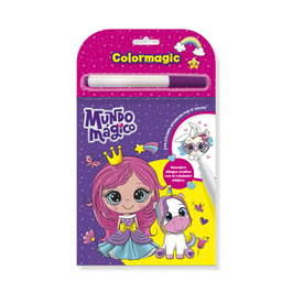 EDITORIAL IMAGILAND Ludum Mundo Mágico - Libreta con rotulador Colormagic