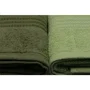 Juego de 4 Toallas de Baño, 70 x 140 cm, Verde, HOB8681181534267