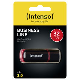 Intenso STICK Intenso Business Line 32 GB USB Flash Drive Negro Rojo