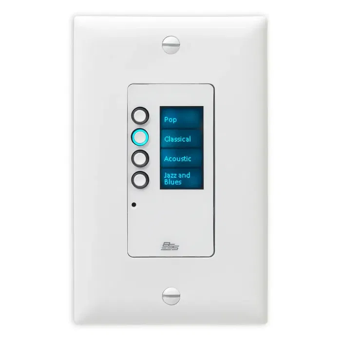 BSS EC-4B Controlador de Pared Ethernet con 4 Botones para Sistemas HiQnet