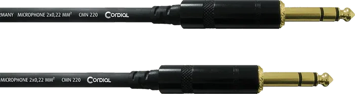 Cordial Cable De Audio Jack Conector Estéreo 3 Metros