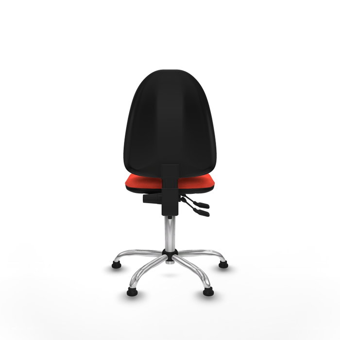 PIQUERAS Y CRESPO Silla de oficina Aýna sin brazos, Naranja oscuro PIQUERAS Y CRESPO Silla de oficina Aýna sin brazos, Naranja oscuro