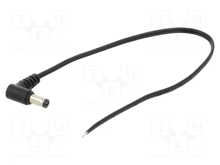 POS Cable de Alimentación Plano DC 5,5/2,1 con Conector Angular 0,25m POS Cable de Alimentación Plano DC 5,5/2,1 con Conector Angular 0,25m