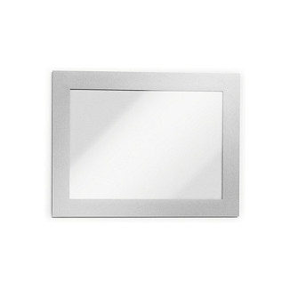 Durable Hunke & Jochheim GmbH DURAFRAME Soporte para Documentos A6 Doble Cara, Plata (Pack de 2)