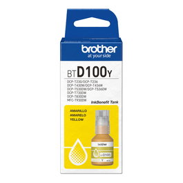 Brother BTD100Y Tinta de Recarga Amarilla de 48,8 ml